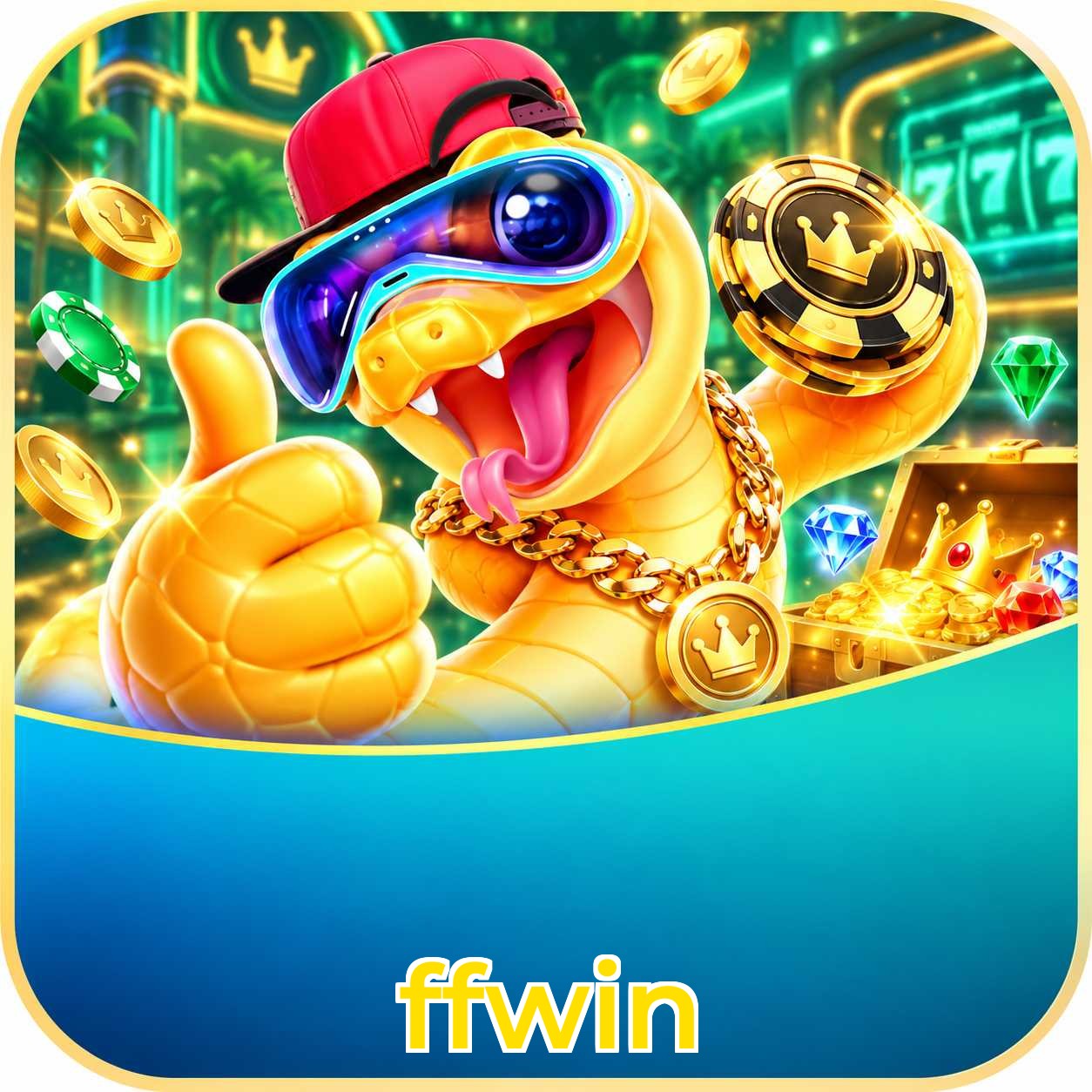 Contedo de jogos no canal Telegram ffwin